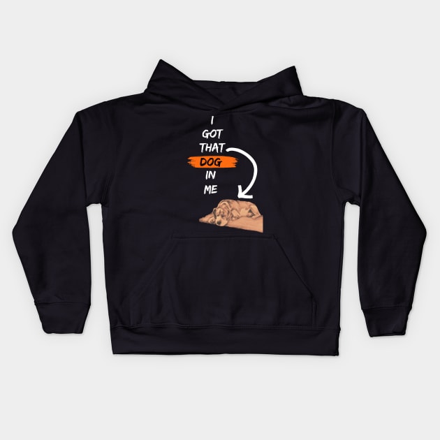 Let That Dog Sleep Kids Hoodie by Happy Underground Productions